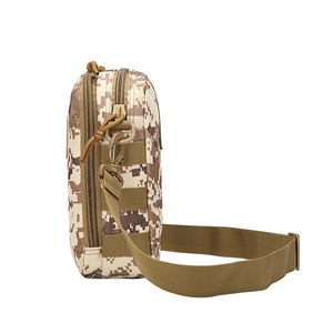 Borsa a tracolla tattica mimetica con sistema MOLLE e tracolla regolabile per esterni