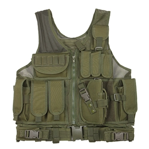 800D Waterdicht Oxford Tactisch Vest Met Multi Zakken MOLLE Systeem Verstelbare Heupriem Ademende Outdoor Trainingsuitrusting