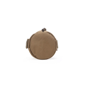 Tactical camouflage water bottle pouch in coyote brown high density nylon fabric