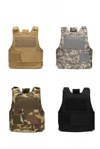 Options de couleurs du gilet tactique : Tan, ACU, Camouflage Woodland et Noir pur