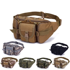 Tactical Waterproof Waist Bag For Men Women Outdoor Fishing Hiking Camouflage Multi Pocket Oxford Cloth Fanny Pack Chest Bag
