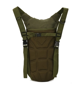 Tactical water hydration backpack with thickened honeycomb padded back for airflow