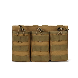 Tactical Triple Magazine Pouch Molle System Waterproof Oxford Cloth Magazine Holder For Hunting Vest Outdoor Sports Bag
