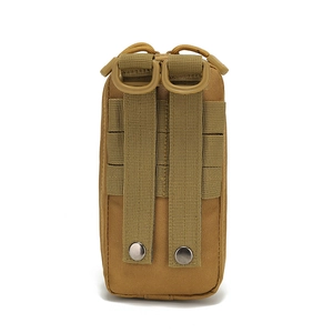 Taktische MOLLE-Medizintasche aus khakifarbenem Oxford-Stoff für Outdoor und Camping