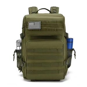 Outdoor Tactical Military Backpack Waterproof Oxford Cloth Molle Rucksack For Hiking Camping Traveling Sports Hiking Bag