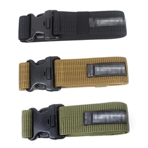 Tactical Belt Heavy Duty Nylon Webbing Military Style Quick Release Buckle Outdoor Training Hiking Belt For Men Women