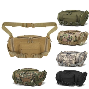 Waterproof Outdoor Tactical Waist Bag For Men Women Training Camouflage Hiking Cycling Fanny Pack Multi-Pocket Sports Bag