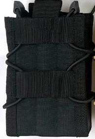 Poche à chargeur 5.56 tactique avec sangles Molle et cordon élastique réglable