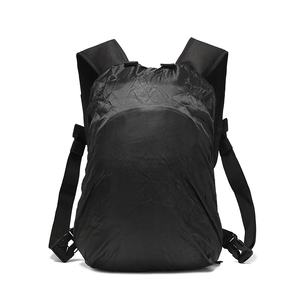 Waterproof black outdoor hiking tactical backpack with adjustable straps and side buckles
