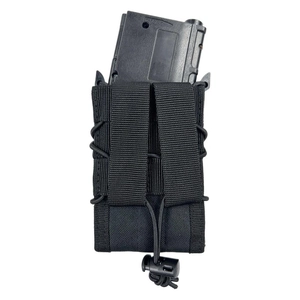 Poche chargeur tactique 5.56 avec sangle Molle et cordons élastiques réglables en nylon