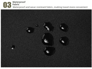Macro shot of high-density black waterproof synthetic fabric showing water droplets on surface