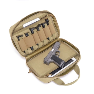 Waterproof tactical gear organizer bag with elastic slots and laptop sleeve