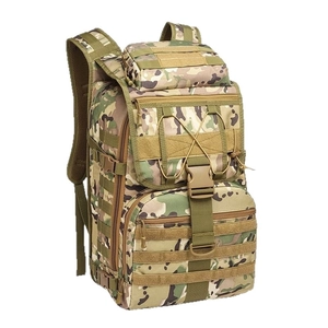 55L Multicam tactical backpack for hiking and outdoor camping with MOLLE system