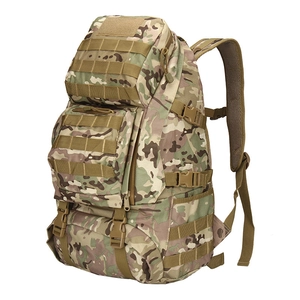 Tactical Multicam camouflage backpack with MOLLE system for hiking and outdoor camping