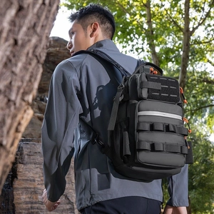 Tactical Outdoor Backpack Camouflage MOLLE System Water Resistant Large Capacity Travel Hiking Daypack For Men Women Backpack