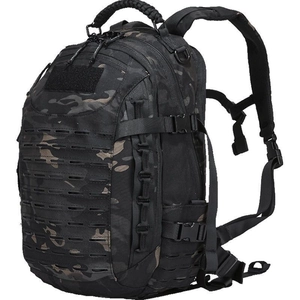 Dragon Egg II tactical camo backpack with laser-cut MOLLE system and top paracord handle