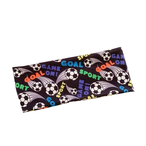 Bandeau élastique thème football avec imprimés colorés Goal et Sport pour le sport actif
