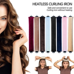 Hitzefreier Lockenwickler Samtstoff Weichschaum Haarroller Für Damen Ohne Hitze Große Wellen Haarstyling-Tools Über Nacht Locken
