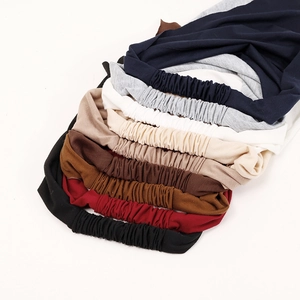 Ensemble de bandeaux cheveux en coton style bohème de grandes tailles multicolores