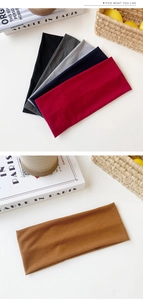 Gros plan détaillé de bandeaux en tricot colorés à haute élasticité au style sport minimaliste