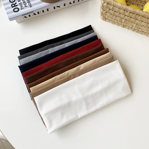 Lot de 8 bandeaux de sport élastiques sans couture en tricot aux couleurs neutres variées