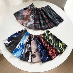 Sélection de bandeaux de sport camouflage et à carreaux pour le sport et la transpiration