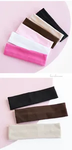 Détails de six bandeaux de sport tricotés extensibles pour le yoga et le fitness