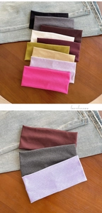 Détails des multiples couleurs et de la texture en maille douce du bandeau large tendance