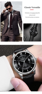 Detailed view of Hannah Martin watch featuring a black sunray dial and leather strap