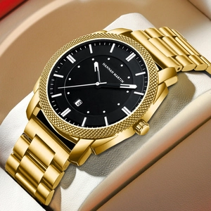 Montre à Quartz Homme Affaires Bracelet en Acier Inoxydable Étanche Calendrier Montre Bracelet Mode Lumineuse Luxe Relogio Masculino