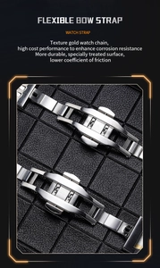 Gros plan sur le bracelet de montre en acier inoxydable argenté avec boucle papillon