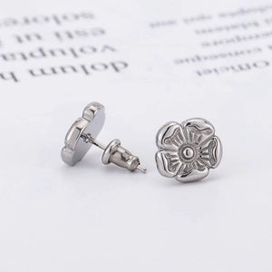 Minimalistische Gänseblümchen Blume Ohrstecker Edelstahl Titanstahl Silberton Blumenstecker Für Damen Täglicher Schmuck