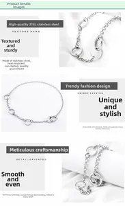 Close-up of polished 316L stainless steel chain necklace with vacuum plating detail