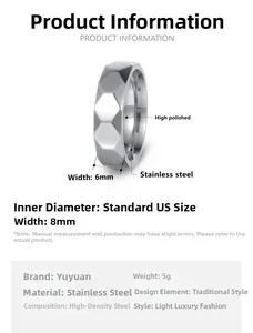 Detailed macro view showing the 8mm width and 6mm thickness of the silver honeycomb ring
