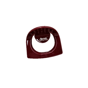 Elegant sparkling burgundy hair claw clip for women featuring Barrette La France print