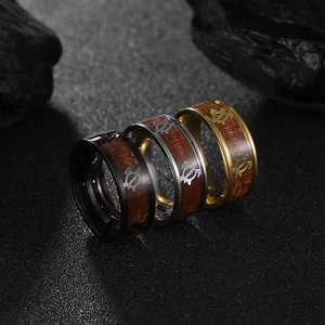 Bague avec Incrustation de Bois Naturel Tortue de Mer pour Hommes Unisexe Alliage Électroplaqué Or Argent Noir Bijoux Tribal Hawaiian Bague
