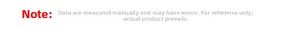 Note on manual measurement accuracy and potential minor sizing variations for the ring
