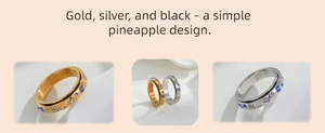 Detailansicht drehbarer Schmetterlingsringe in Gold und Silber mit bunten Zirkonsteinen