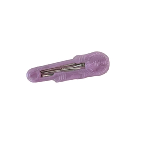 Fermaglio per capelli a becco d'anatra in acetato viola con scritta Girls