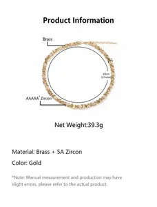Detailed view of XO hip hop necklace with 8mm width and 43cm length gold plating
