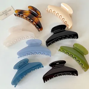 Lot de 8 pinces à cheveux élégantes aux couleurs gelée avec finitions mates et brillantes