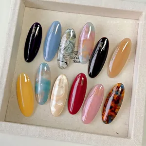 Fermaglio Per Capelli Acetato Stile Coreano Fatto A Mano Motivo Marmoreo Color Macaron Accessori Per Capelli Donna