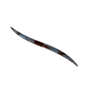 Forcina per capelli minimalista in acetato con motivo marmoreo per uno stile elegante