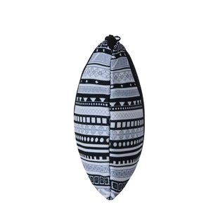 Trousse de maquillage Hakuna Matata imprimée 3D avec motifs géométriques et fermeture