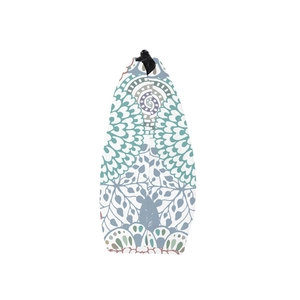 Waterproof mandala print toiletry bag for makeup and travel storage with zipper