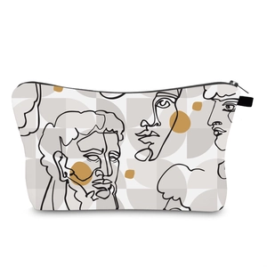 Détail d'une trousse de maquillage imperméable avec imprimé artistique de David en ligne