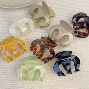 Pinza per Capelli in Acetato Stile Coreano Con Etichetta Dorata Barrette La France Accessori per Capelli Donna