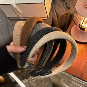 Serre-têtes en laine épaisse pour femmes aux couleurs d'automne et d'hiver