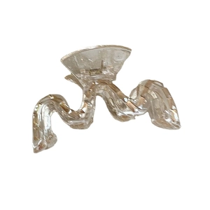 Pince à cheveux ondulée scintillante avec paillettes pour coiffures élégantes