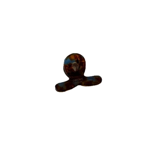 Mini acetate tortoise shell hair claw clip for women handmade by SAN SHINE brand